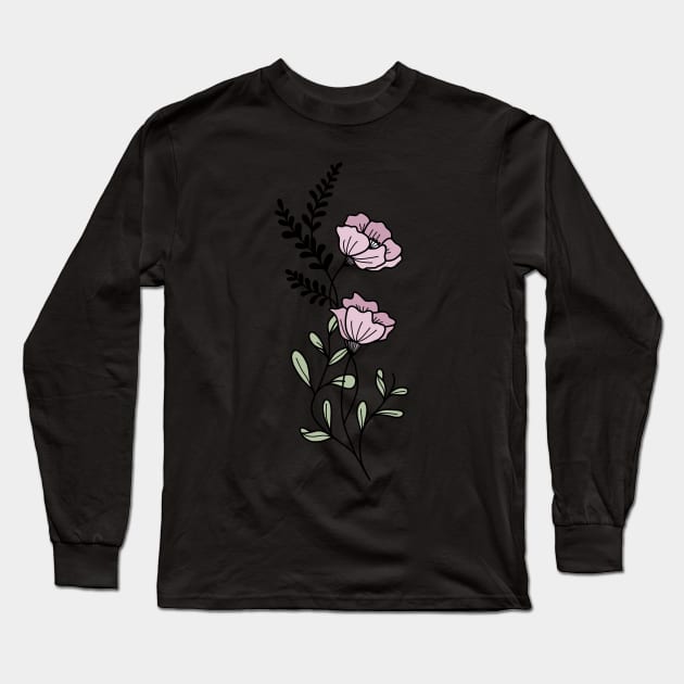 Flora Long Sleeve T-Shirt by Tovi-98